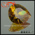 large pear cut golden yellow cz stone(CZPS-4x6-0049)